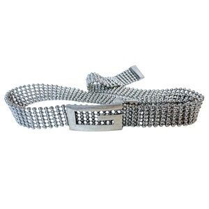 Silver Guess Chainmail Mesh Belt (Rare)